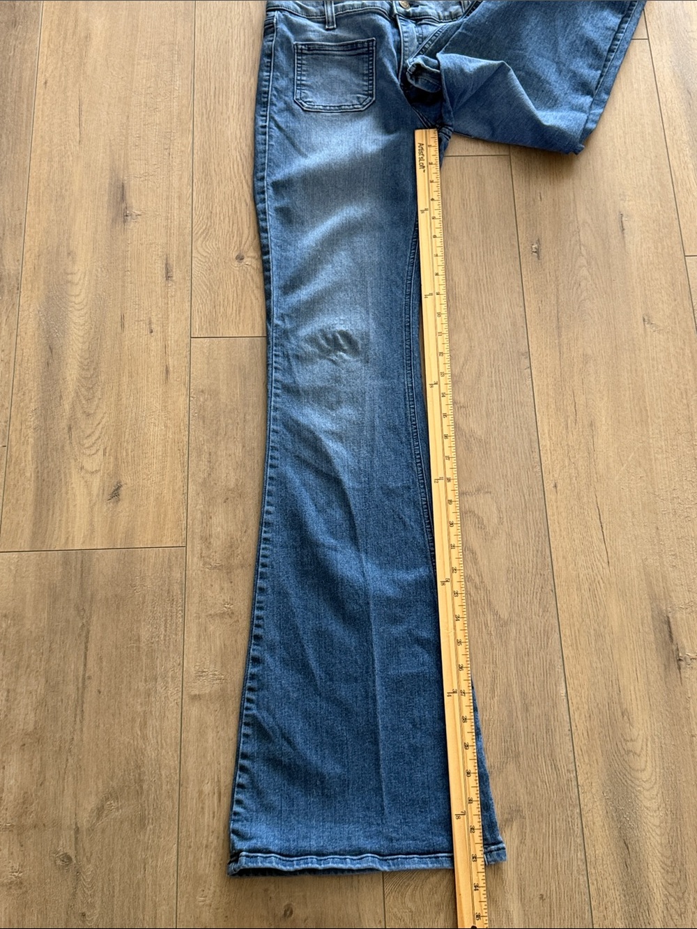 Pistola Women's Bootcut Patch Pocket Jeans Size 26 (2) Med Wash Stretch Mid Rise - Picture 9 of 9